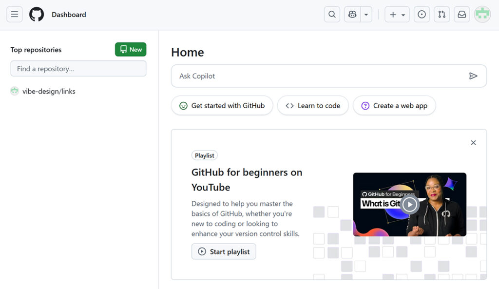 GitHub Pagesを開く方法 ステップ1:GitHubを開いてログインする